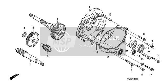 Honda FES125 2004 Transmission for a 2004 Honda FES125